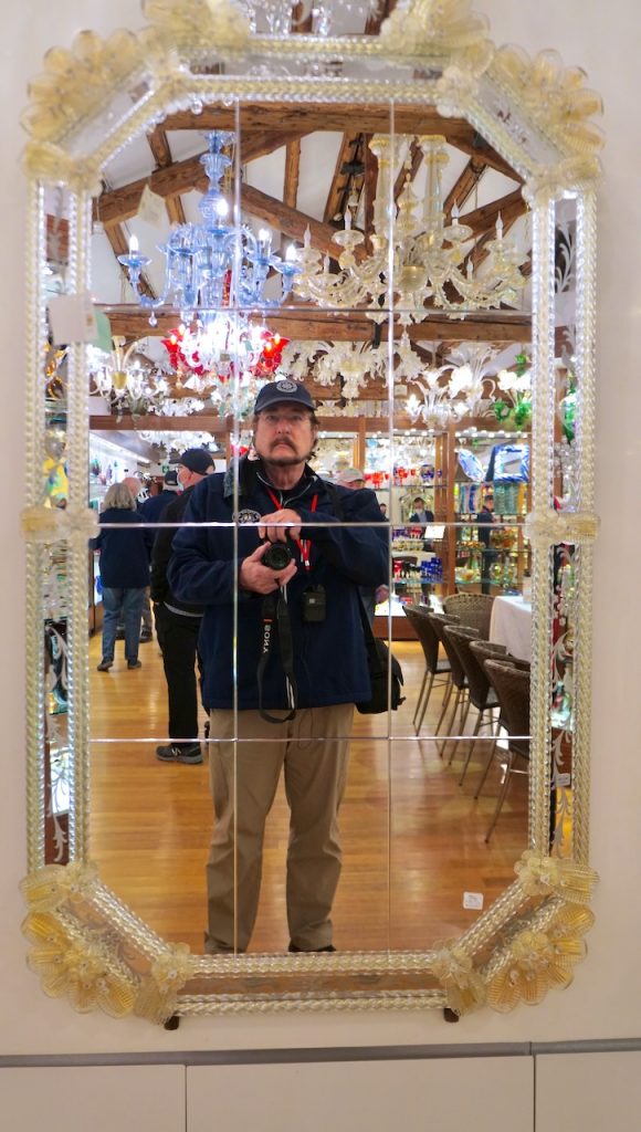 Self-portrait in a Murano mirror